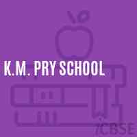 K.M. Pry School Logo