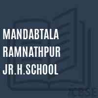 Mandabtala Ramnathpur Jr.H.School Logo