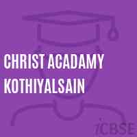 Christ Acadamy Kothiyalsain Middle School Logo