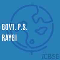 Govt. P.S. Raygi Primary School Logo