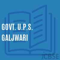 Govt. U.P.S. Galjwari Middle School Logo