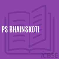 Ps Bhainskoti Primary School Logo