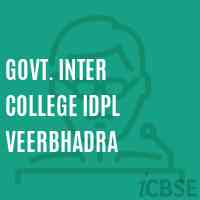 Govt. Inter College Idpl Veerbhadra High School Logo