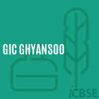 Gic Ghyansoo High School Logo