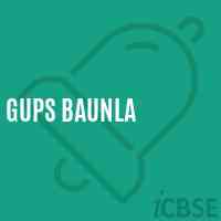 Gups Baunla Middle School Logo