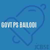 Govt Ps Bailodi Primary School Logo