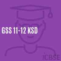 Gss 11-12 Ksd Secondary School Logo