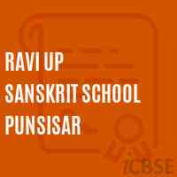 Ravi Up Sanskrit School Punsisar Logo