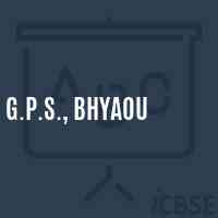 G.P.S., Bhyaou Primary School Logo