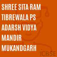 Shree Sita Ram Tibrewala Ps Adarsh Vidya Mandir Mukandgarh Primary School Logo