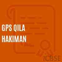 Gps Qila Hakiman Primary School Logo