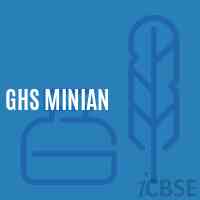 Ghs Minian Secondary School Logo