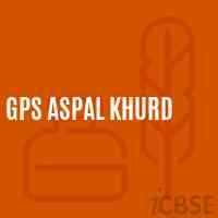 Gps Aspal Khurd Primary School Logo