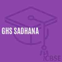 Ghs Sadhana Secondary School Logo