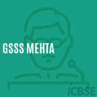Gsss Mehta High School Logo