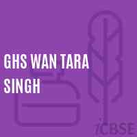 Ghs Wan Tara Singh Secondary School Logo