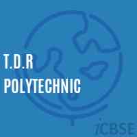 T.D.R Polytechnic College Logo