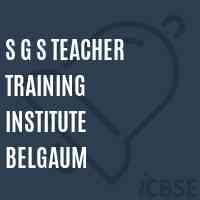S G S Teacher Training Institute Belgaum Logo