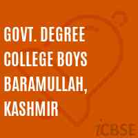 Govt. Degree College Boys Baramullah, Kashmir Logo