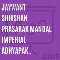 Jaywant Shikshan Prasarak Mandal Imperial Adhyapak Hadapsar Pune College Logo
