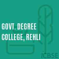 Govt. Degree College, Rehli Logo