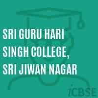 Sri Guru Hari Singh College, Sri Jiwan Nagar Logo