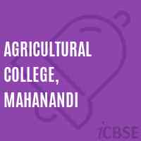Agricultural College, Mahanandi Logo