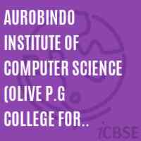 Aurobindo Institute of Computer Science (Olive P.G College for Computer Science) Logo