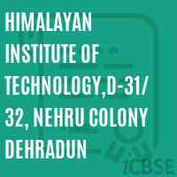 Himalayan Institute of Technology,D-31/32, Nehru Colony Dehradun Logo
