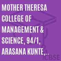 Mother Theresa College of Management & Science, 94/1, Arasana Kunte, Tumkur Road, Nelamangala, Bangalore Logo