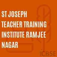 St Joseph Teacher Training Institute Ramjee Nagar Logo