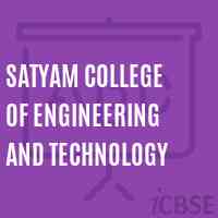 Satyam College of Engineering and Technology Logo