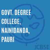 Govt. Degree College, Nainidanda, Pauri Logo