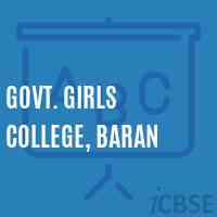 Govt. Girls College, Baran Logo