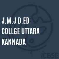 J.M.J D.Ed Collge Uttara Kannada College Logo