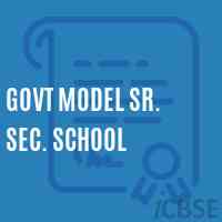 Govt Model Sr. Sec. School Logo