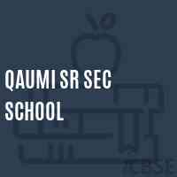 Qaumi Sr Sec School Logo