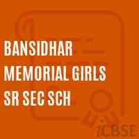 Bansidhar Memorial Girls Sr Sec Sch School Logo