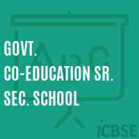Govt. Co-Education Sr. Sec. School Logo