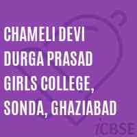 Chameli Devi Durga Prasad Girls College, Sonda, Ghaziabad Logo