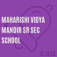Maharishi Vidya Mandir Sr Sec School Logo