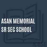 Asan Memorial Sr Sec School Logo