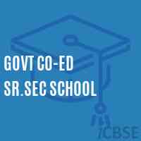 govt co-ed Sr.Sec school Logo