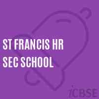 St Francis Hr Sec School Logo