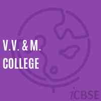 V.V. & M. College Logo