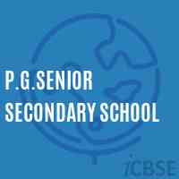 P.G.Senior Secondary School Logo