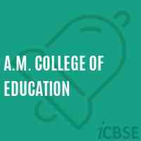 A.M. College of Education Logo