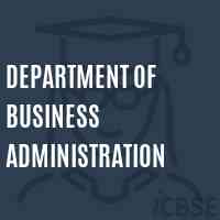 Department of Business Administration College Logo