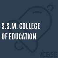 S.S.M. College of Education Logo