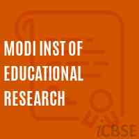 Modi Inst of Educational Research School Logo